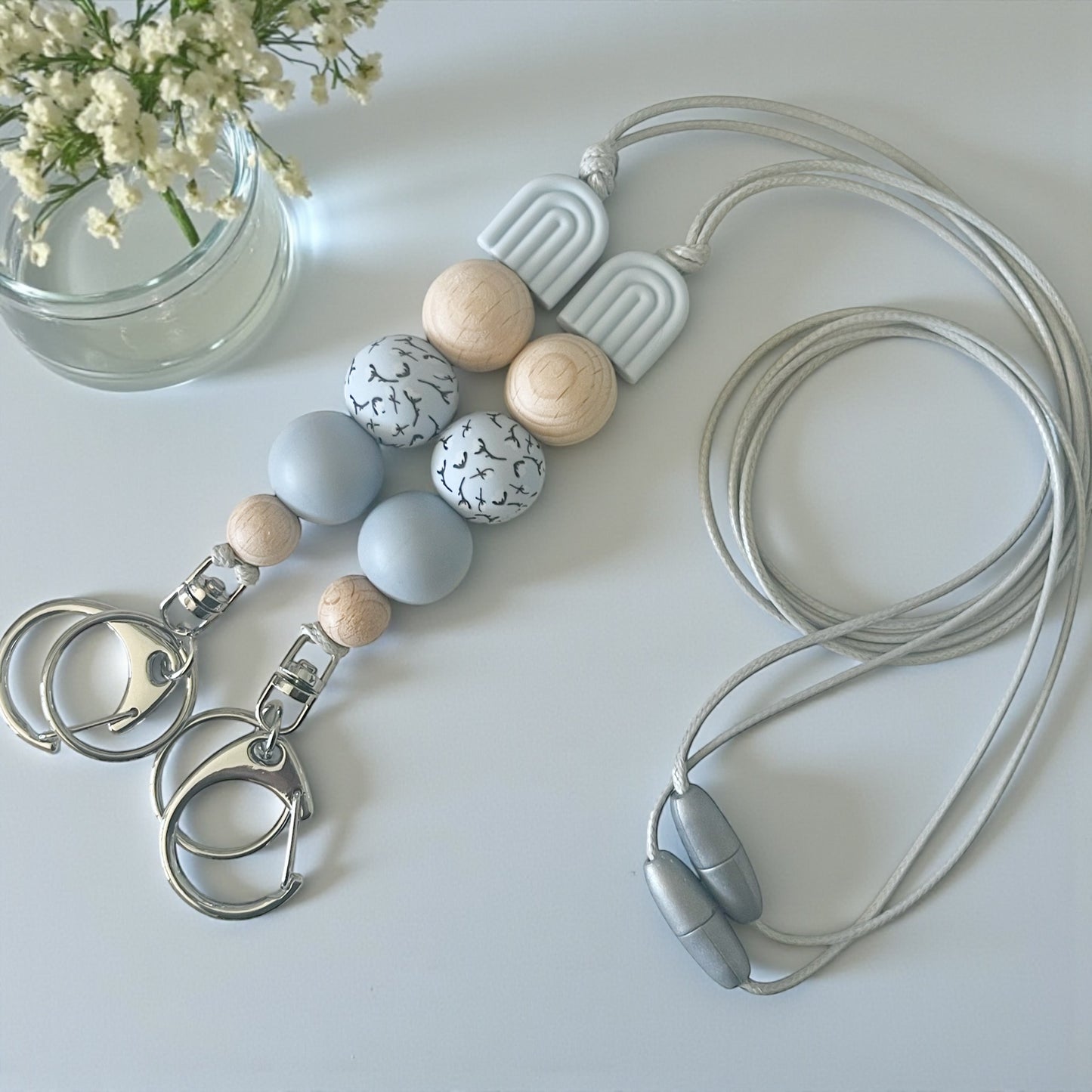 Blue Arch SILICONE BEAD LANYARD