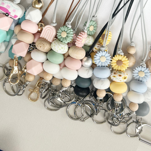 5 SILICONE BEAD LANYARD BUNDLE - A mix of Best Sellers