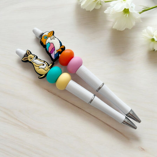 AUSSIE THEME SILICONE BEAD PEN SET