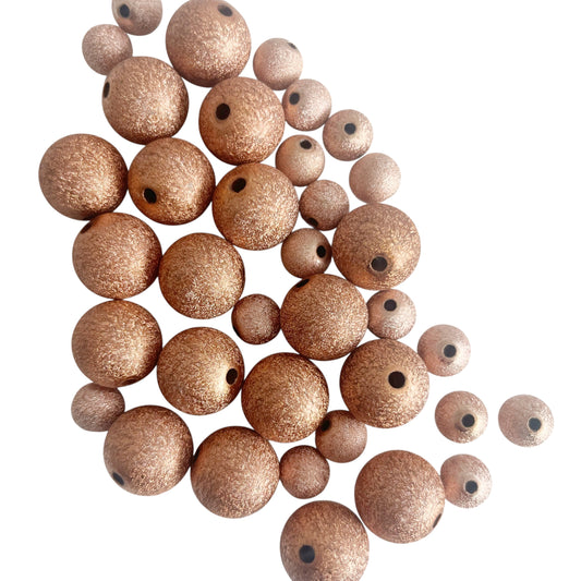 SPARKLE ROSE GOLD BEADS